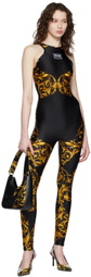 Versace Jeans Couture Black Regalia Baroque Jumpsuit