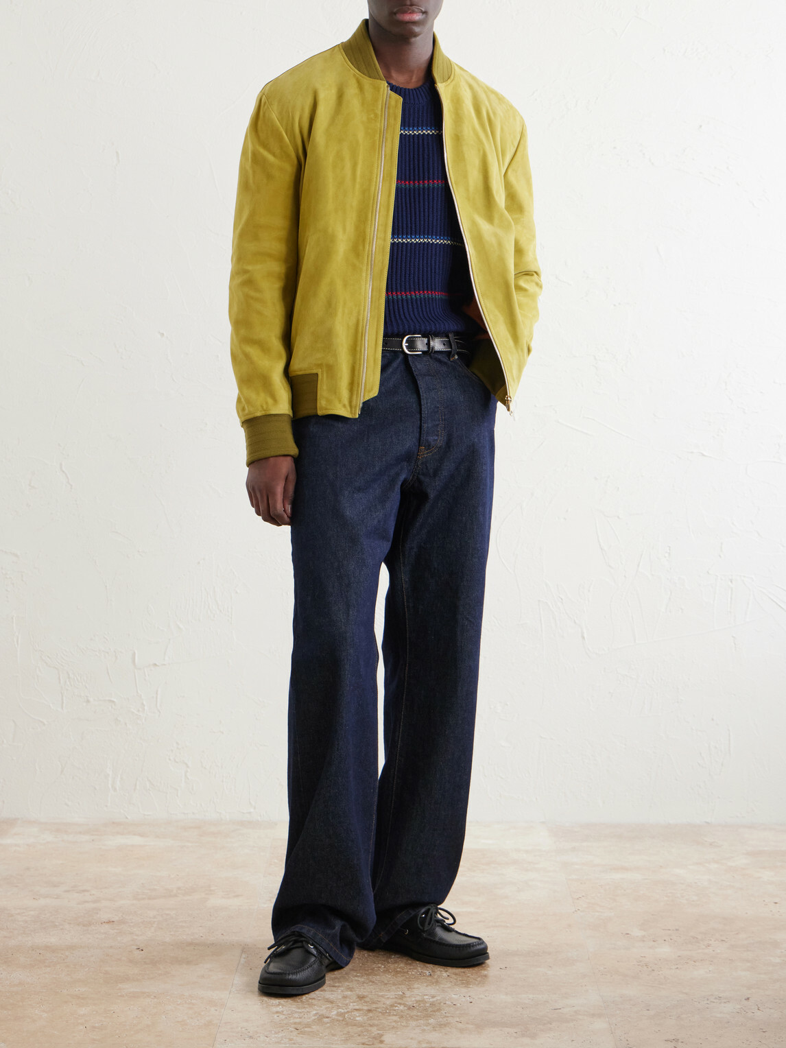 Noah - Ribbed Cotton Sweater - Blue