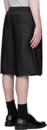 Toga Virilis Black Wave Quilting Shorts