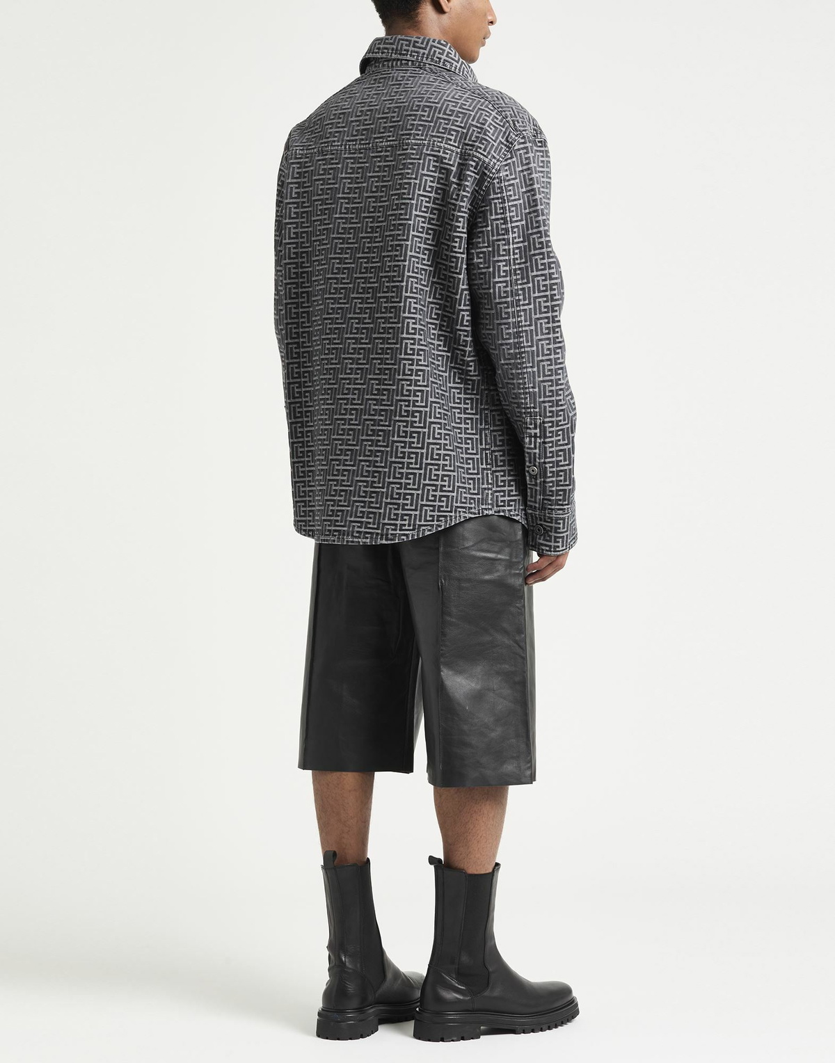 Balmain Mens Shirt in Black