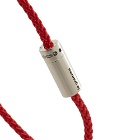 Le Gramme Men's Nato Cable Bracelet in Red 7G