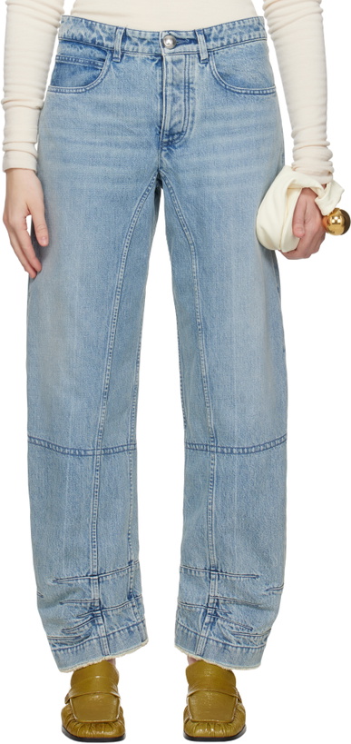 Photo: Jil Sander Blue Darted Jeans