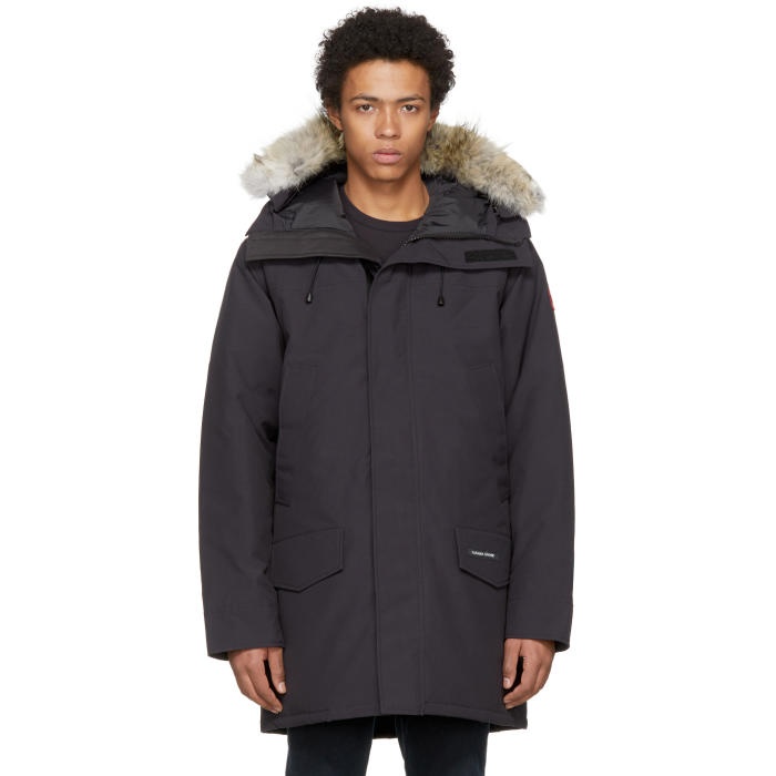 Photo: Canada Goose Navy Down and Fur Langford Parka 