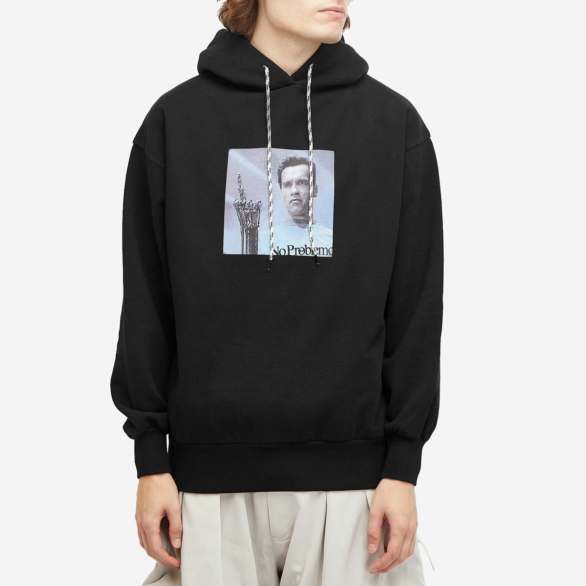 No Problemo Men's I'll Be Back Hoodie in Black