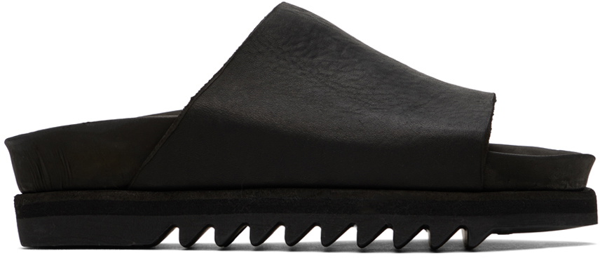 Guidi Black Standard Sandals Guidi