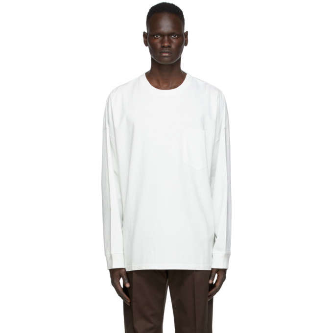 Photo: Martine Rose Off-White Oversized Warung Long Sleeve T-Shirt