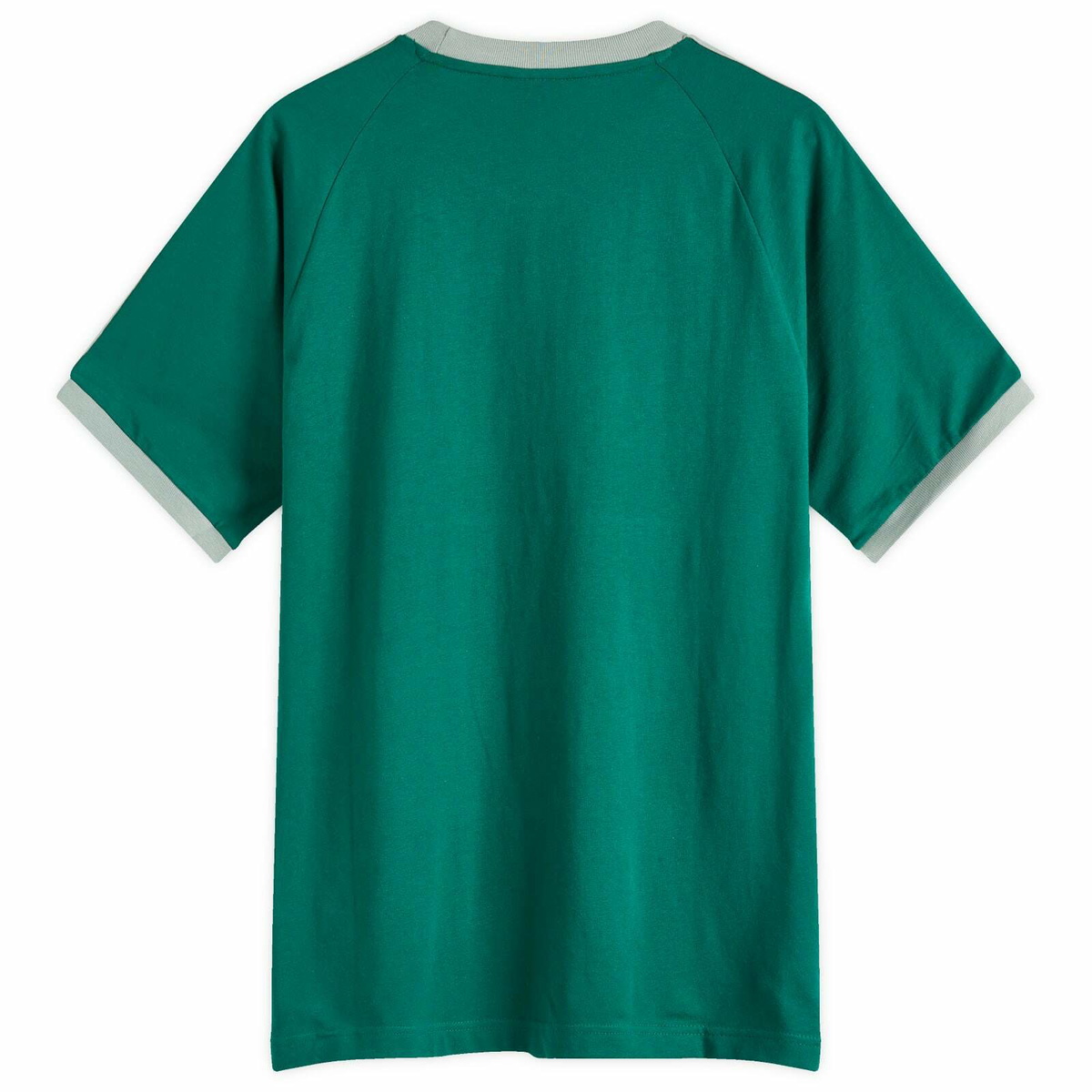 Adidas 3-Stripes T-Shirt in Collegiate Green
