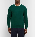 Boglioli - Brushed Wool and Cashmere-Blend Sweater - Men - Forest green