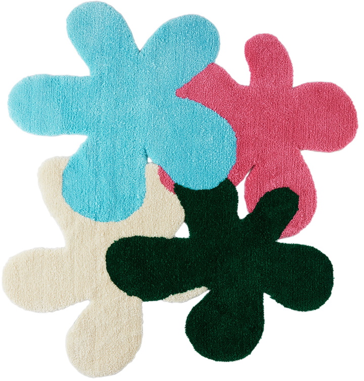 Photo: Rashelle Campbell SSENSE Exclusive Multicolor Flubber Party Coffee Table Rug