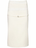 JACQUEMUS - La Jupe Caraco Crepe Midi Skirt