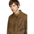 Schott Brown Leather Express Motorcycle Jacket