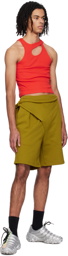 Ottolinger Green Wrap Shorts