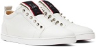 Christian Louboutin White F.A.V. Fique A Vontade Sneakers