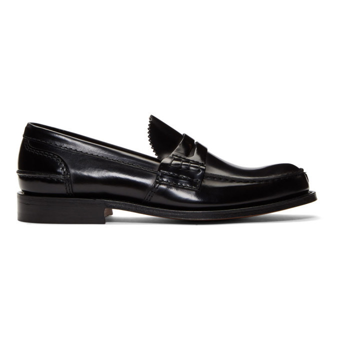 Photo: Churchs Black Tunbridge Loafers