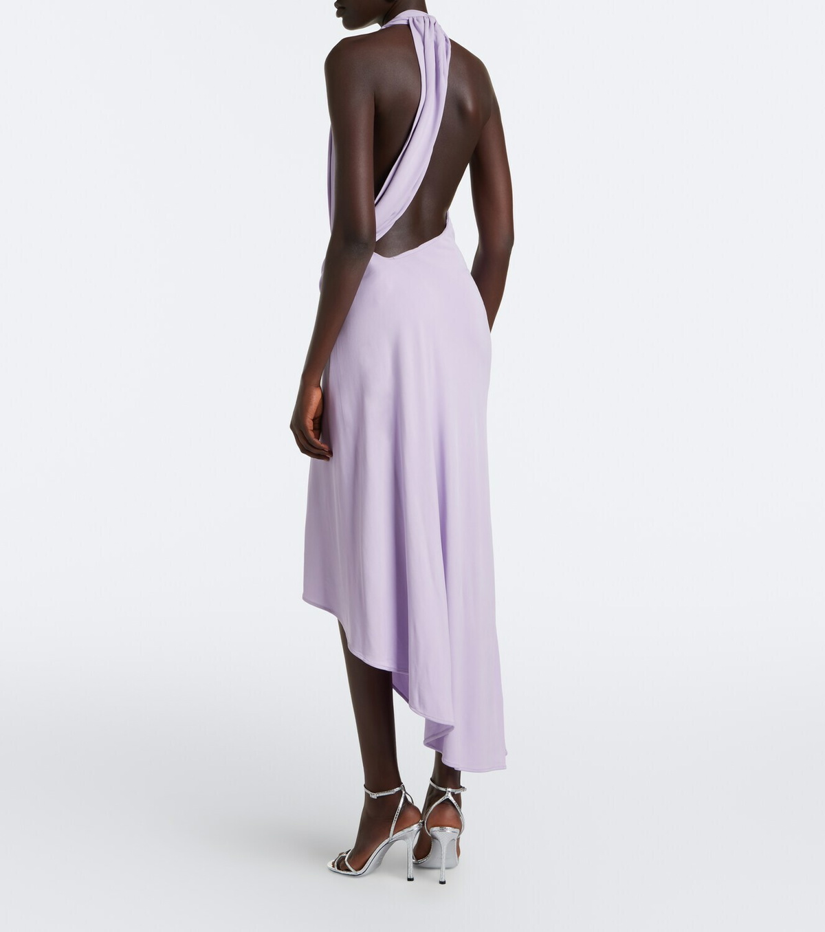 Christopher Esber Spire Cascade draped midi dress