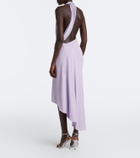 Christopher Esber Spire Cascade draped midi dress