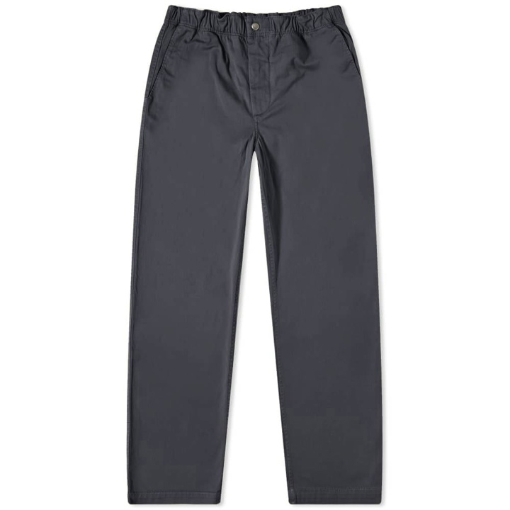 Photo: Norse Projects Men's Ezra Light Stretch Drawstring Pant in Slate Grey