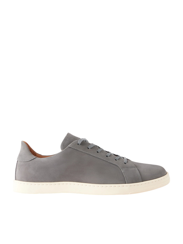 Photo: George Cleverley - Jack III Nubuck Sneakers - Gray