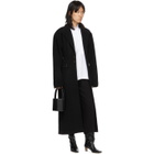 Situationist Black Oversize Shoulder Coat