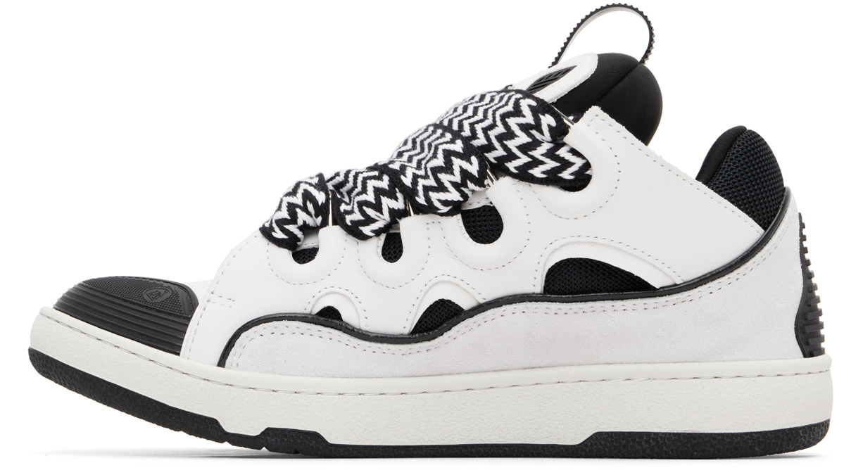 Lanvin White Curb Sneakers