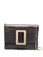 BOYY - Buckle Travel Case Croco Embossed Leather Clutch Bag