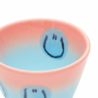 Frizbee Ceramics Super Cup Large - 250ml in Pink Water Gradient Smile 