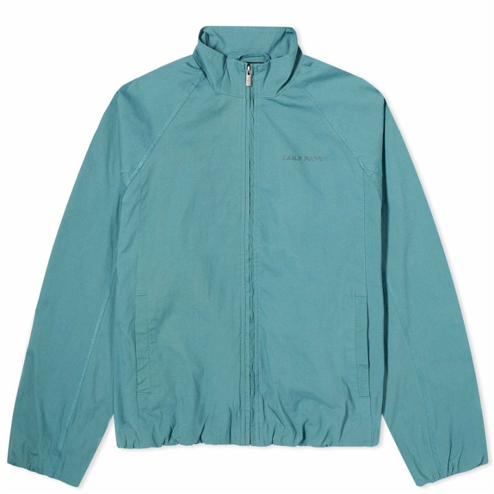 Photo: Daily Paper Men's Halif Track Jacket in Silver Green
