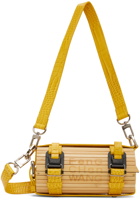 Feng Chen Wang Beige & Yellow Small Bamboo Bag