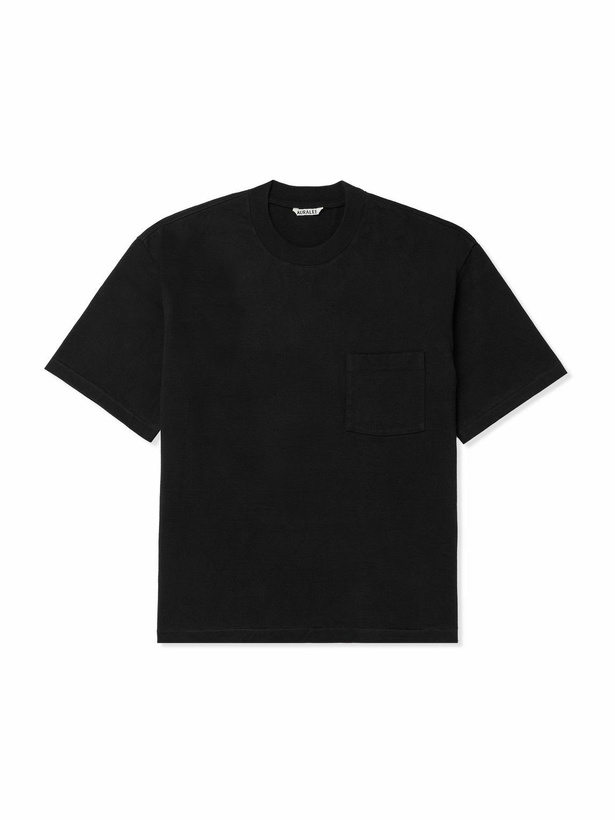 Photo: Auralee - Cotton-Jersey T-Shirt - Black