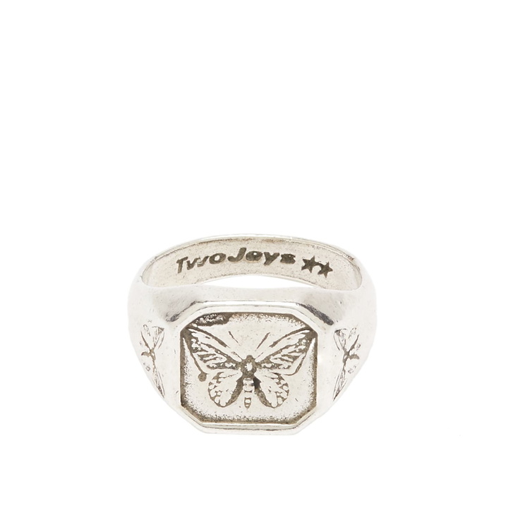 Photo: TwoJeys Men's Butterfly Effect Ring in Silver