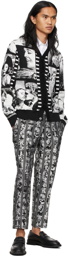 Moschino Black & White Filmstrips Cardigan