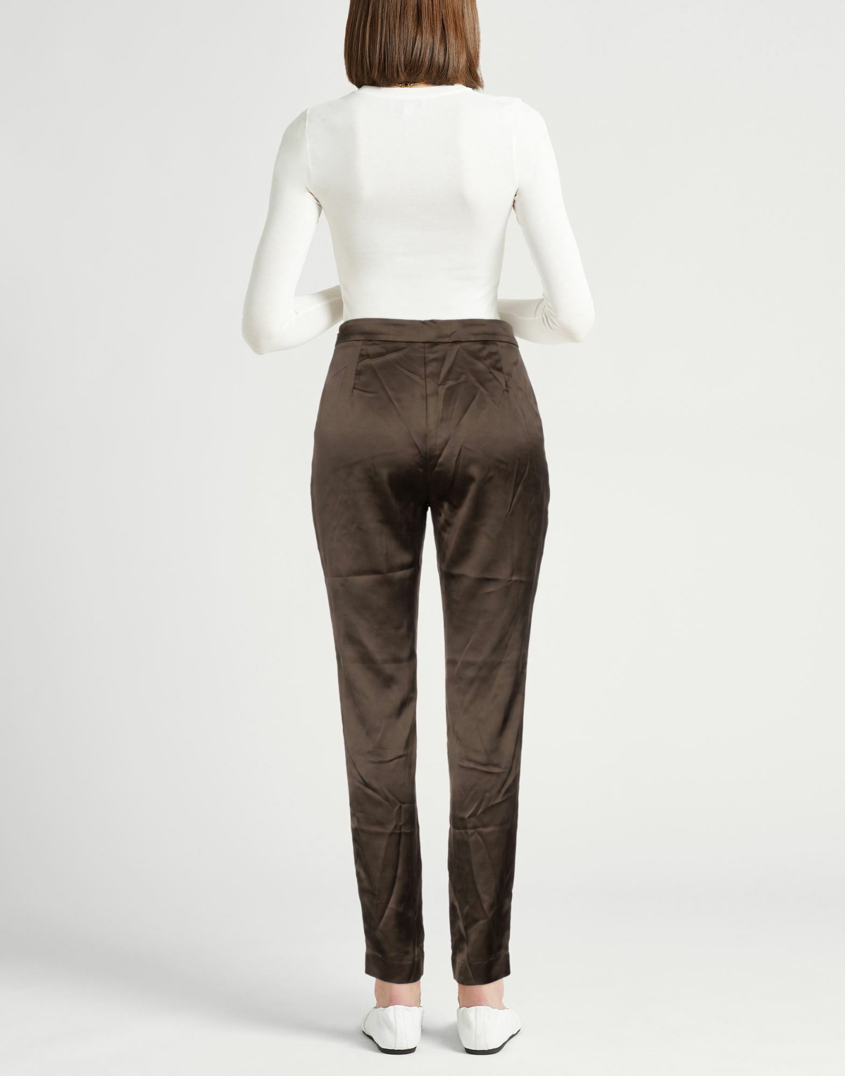 The Row Womens Pants Dark in Brown
