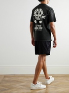 AMIRI - Logo-Print Cotton-Jersey T-Shirt - Black