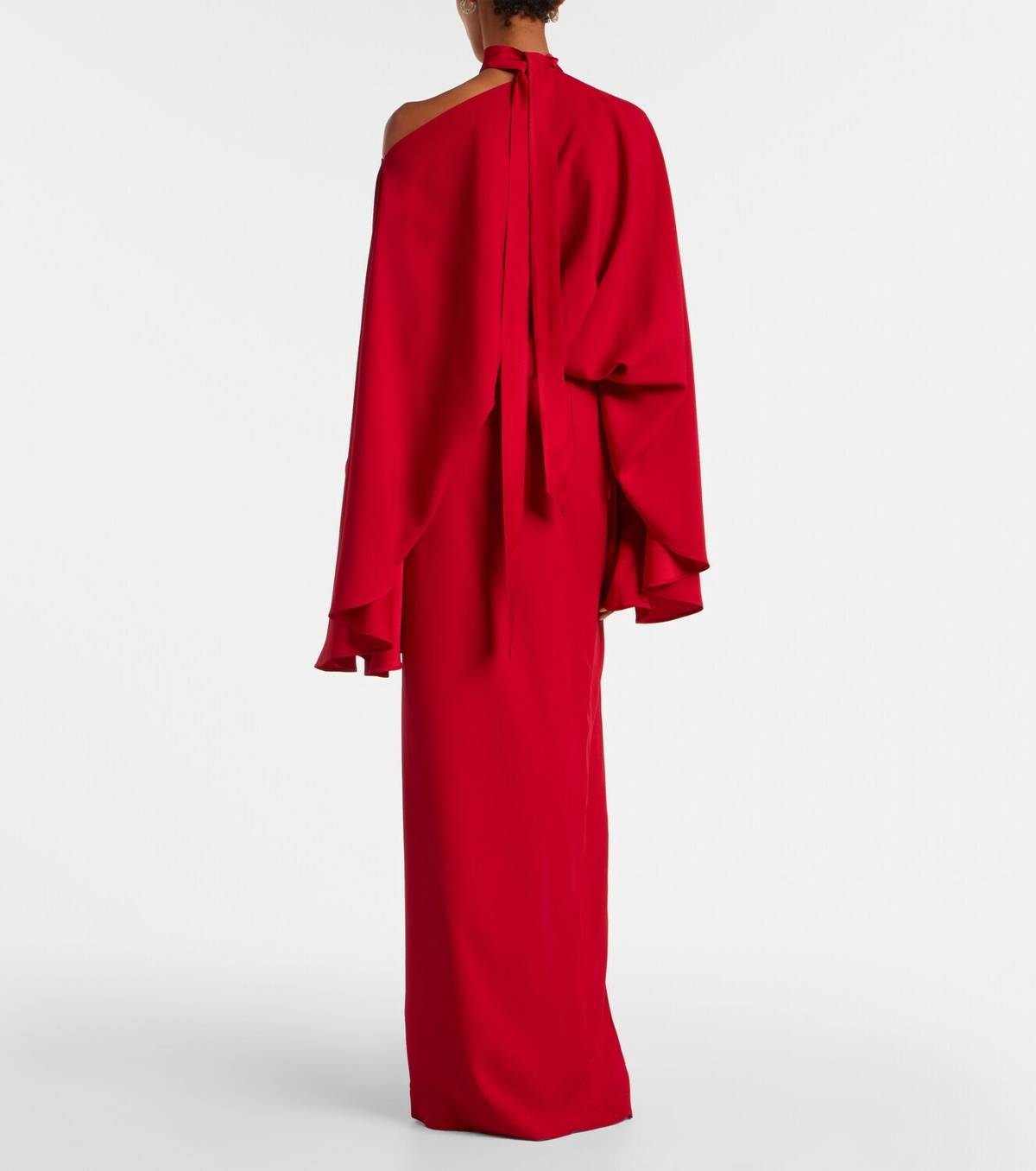 Taller Marmo Brooks scarf-detail crêpe maxi dress