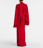 Taller Marmo Brooks scarf-detail crêpe maxi dress