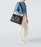 Zegna Leather duffel bag
