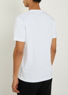 Versace Logo-embroidered Cotton T-shirt White