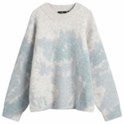 Represent Men's Abstract Knit Sweater in Rock