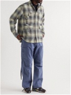 Reese Cooper® - Checked Cotton-Flannel Shirt - Blue