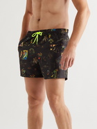 Paul Smith - Mid-Length Printed Swim Shorts - Black