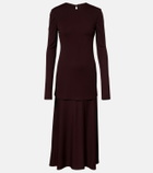 Jil Sander Jersey maxi dress