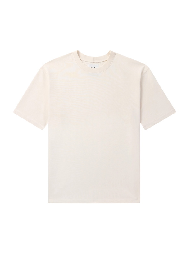 Photo: Drake's - Hiking Slim-Fit Cotton-Jersey T-Shirt - Neutrals
