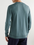 Mr P. - Wool Sweater - Blue