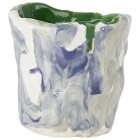 Ottolinger SSENSE Exclusive Blue and Green Marbled Coffee Mug