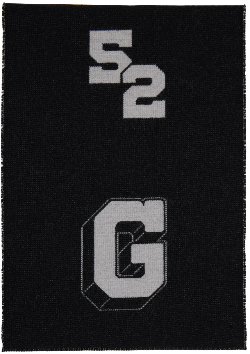 Givenchy Black & White Varsity Scarf
