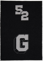 Givenchy Black & White Varsity Scarf