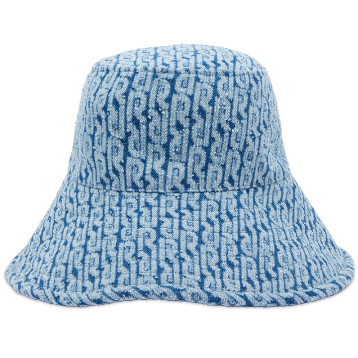 Photo: Paco Rabanne Women's Logo Denim Bucket Hat in Blue