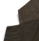 Comme des Garçons HOMME - Panelled Cotton-Twill and Wool-Blend Blazer - Green