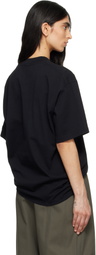 Alexander Wang Black Oversized Graphic T-shirt