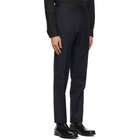 Dries Van Noten Navy Cotton and Wool Single Vent Suit